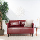 Leather Loveseat Settee - NH529992