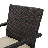 Outdoor 8 Seater Wicker Chat Set with Cushions - NH209903