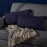 Fabric Tassel Rectangular Throw Pillow - NH577203