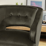 Mid Century Modern Velvet Accent Chair - NH630403