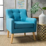 Mid Century Tufted Back Fabric Accent Chair - NH765003