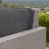 Outdoor Wicker Sofa Set with Water Resistant Cushions - NH877003