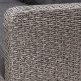 Outdoor Wicker Sofa Set with Water Resistant Cushions - NH877003