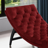 Tufted New Velvet Chaise Lounge - NH465203