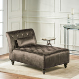 Tufted New Velvet Chaise Lounge - NH362103