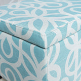 Fabric Rectangle Storage Ottoman Bench - NH307003