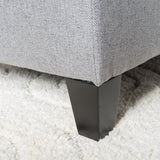 Fabric Rectangle Storage Ottoman Bench - NH307003