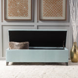 Fabric Rectangle Storage Ottoman Bench - NH307003