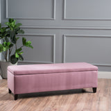 Fabric Rectangle Storage Ottoman Bench - NH307003