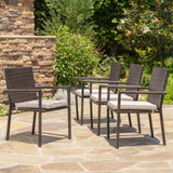 Outdoor Dining Chairs with Water Resistant Cushions (Set of 4) - NH528003