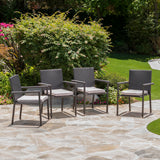 Outdoor Dining Chairs with Water Resistant Cushions (Set of 4) - NH528003