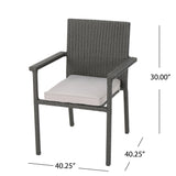 Outdoor Dining Chairs with Water Resistant Cushions (Set of 4) - NH528003