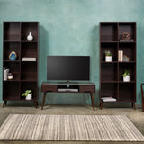 Mid Century 3 Piece TV Stand & Bookcase Set - NH878903