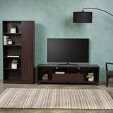 Mid Century 2 Piece TV Stand & Bookcase Set - NH788903