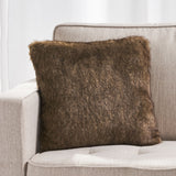 Modern Glam Faux Fur Throw Pillow - NH707992