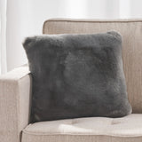 Modern Glam Faux Fur Throw Pillow - NH707992