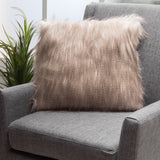 Modern Glam Faux Fur Throw Pillow - NH707992