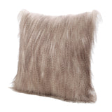 Modern Glam Faux Fur Throw Pillow - NH707992