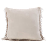 Modern Glam Faux Fur Throw Pillow - NH707992