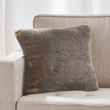 Modern Glam Faux Fur Throw Pillow - NH707992