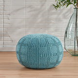 Handcrafted Modern Fabric Pouf - NH596992