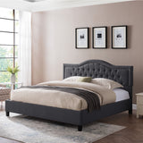 Fully-Upholstered Traditional Bed Frame - NH267503