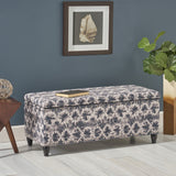 Rectangle Velvet Storage Ottoman Bench - NH318803