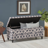 Rectangle Velvet Storage Ottoman Bench - NH318803