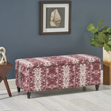 Rectangle Velvet Storage Ottoman Bench - NH318803