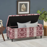 Rectangle Velvet Storage Ottoman Bench - NH318803