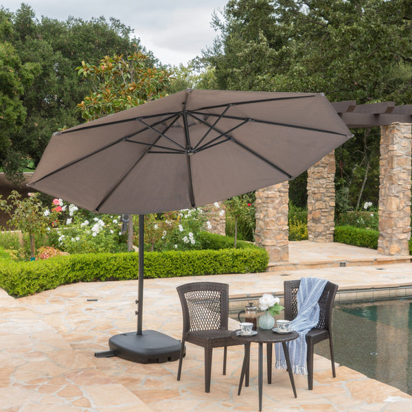 Outdoor Water Resistant Canopy w/ Plastic Base Aluminum Pole - NH654103