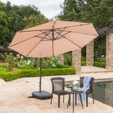 Outdoor Water Resistant Canopy w/ Plastic Base Aluminum Pole - NH654103