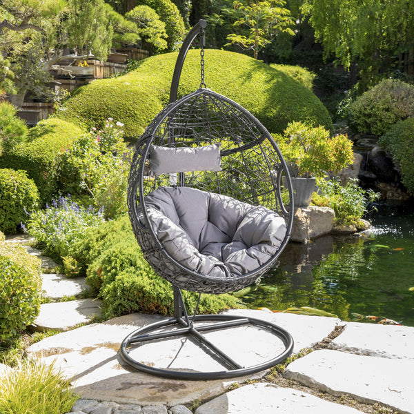 Indoor/Outdoor Hanging Teardrop / Egg Chair (Stand Not Included) - NH495213