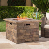 40,000 BTU Propane Gas Firepit (Square) - NH317003