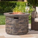 40,000 BTU Propane Gas Firepit (Round) - NH217003