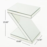 Mirrored Z Shaped Side Table - NH668103