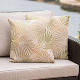 Outdoor Square Tropical Water Resistant Pillow - NH137003