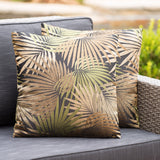 Outdoor Square Tropical Water Resistant Pillow - NH137003