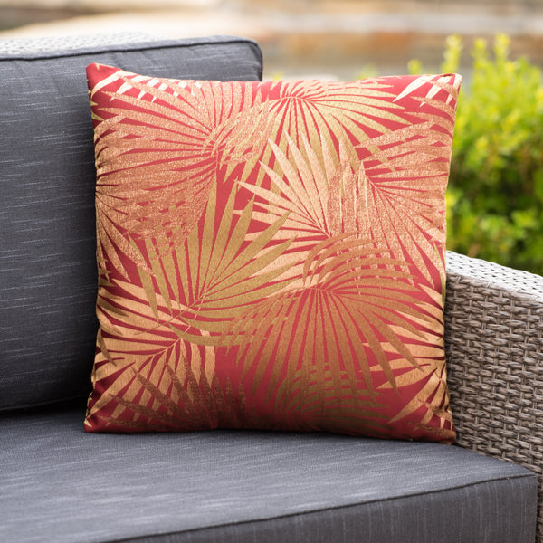 Outdoor Square Tropical Water Resistant Pillow - NH137003