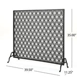 Single Panel Iron Fire Screen - NH708203