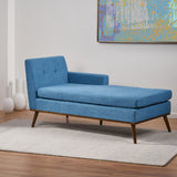 Mid-Century Modern Fabric Chaise Lounge - NH540403