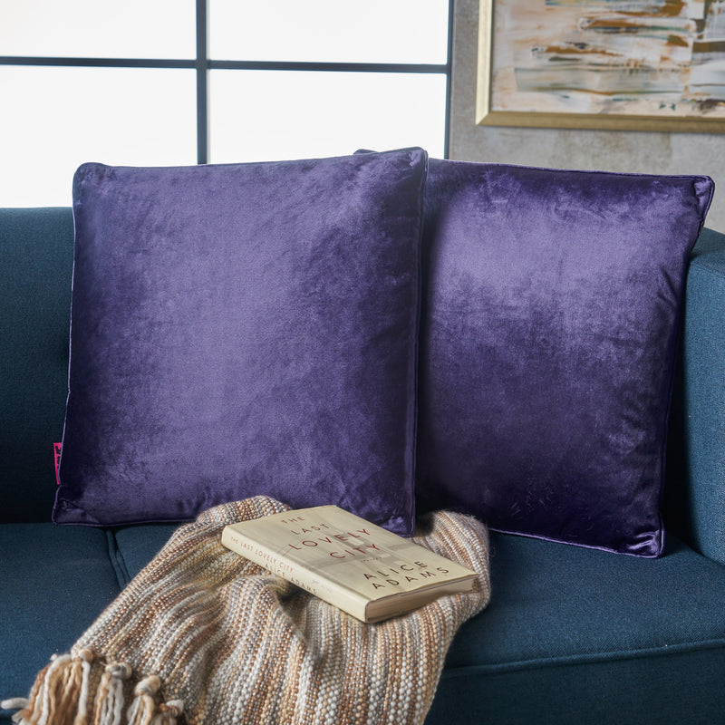 New Velvet Throw Pillow (Set of 2) - NH185103