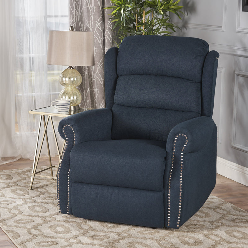 Tufted Fabric Power Recliner - NH740203