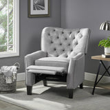 Tufted Back Fabric Recliner Armchair - NH526203