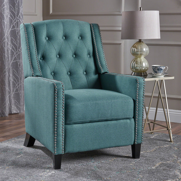 Tufted Back Fabric Recliner Chair - NH314203