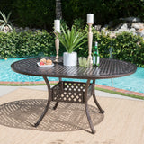 Outdoor Expandable Aluminum Dining Table - NH372103