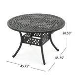 Outdoor Expandable Aluminum Dining Table - NH372103