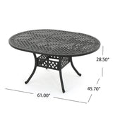 Outdoor Expandable Aluminum Dining Table - NH372103