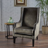 Velvet Wingback Accent Chair - NH417203