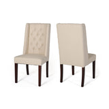 Wooden Dining Chair with Fabric Cushions (Set of 2) - NH091903